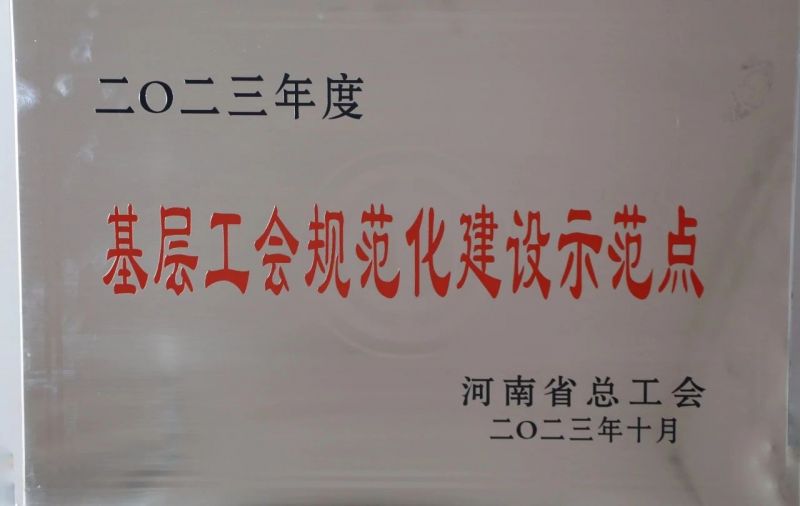 喜報！公司工會再添省級新榮譽